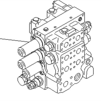 KOMATSU D65E D85E D85 हाइड्रोलिक मुख्य नियंत्रण वाल्व 723-63-12101